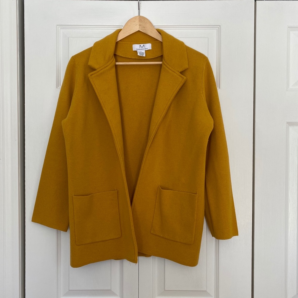 Magaschoni Knit Blazer L